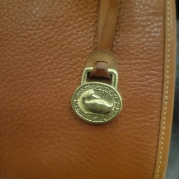 Dooney & Bourke Orange Leather Bag - Picture 7 of 7